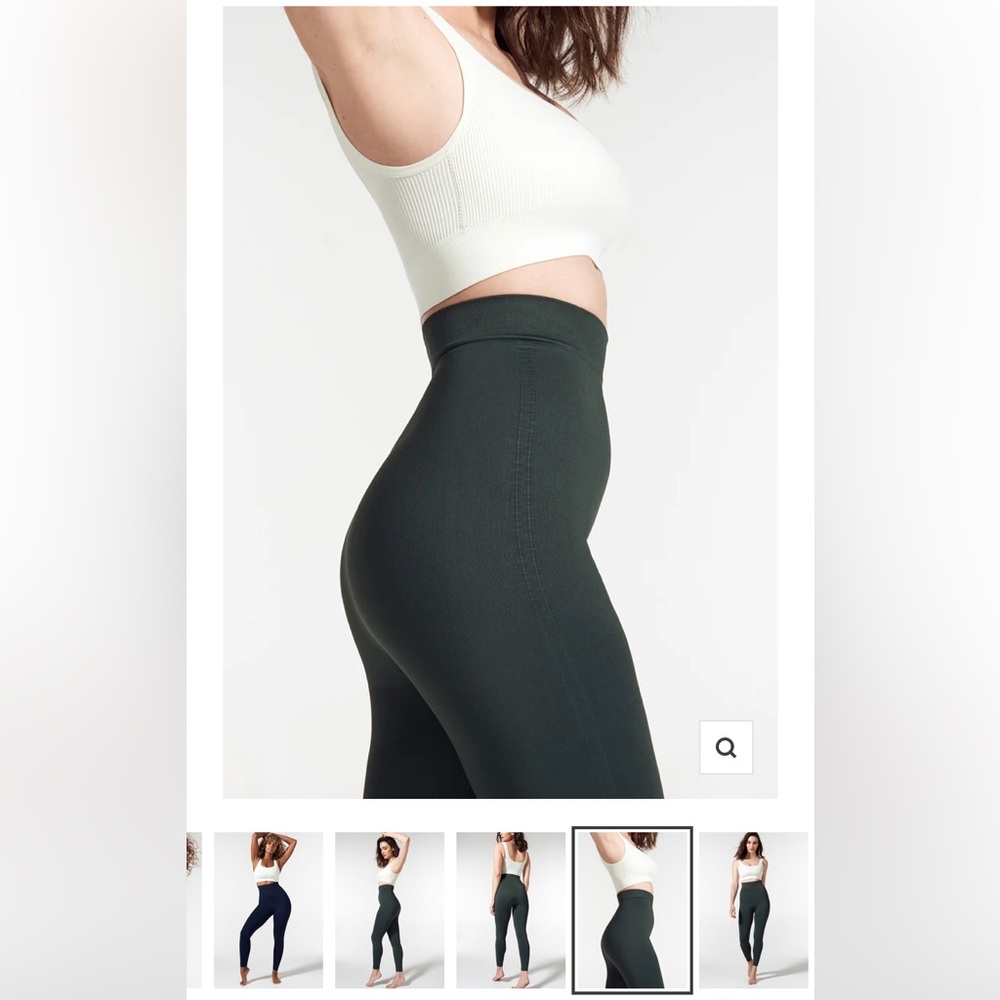 BLANQI Everyday high waisted post partum support leggings in NAVY